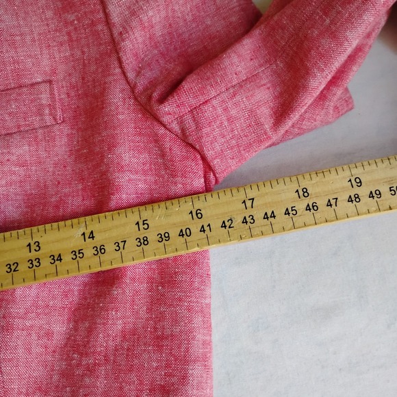 J Crew Blazer 00 Schoolboy Linen Blend Two Button Office‎ Preppy Work Corp - Picture 7 of 16